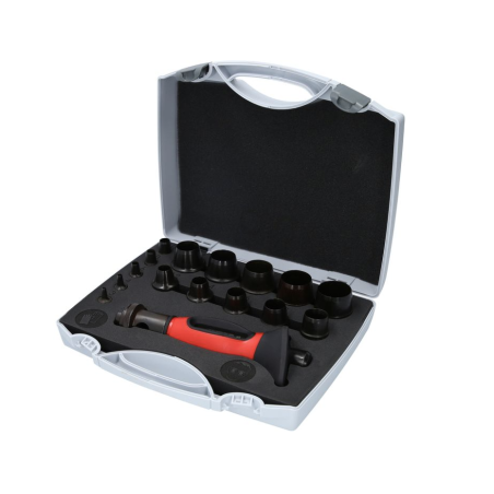 KS TOOLS - Coffret emporte-pièces interchangeables  de 3 à 30 mm