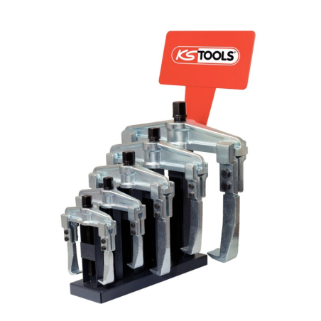 KS TOOLS - Présentoir d'extracteurs universels à 2 griffes - 5 pcs