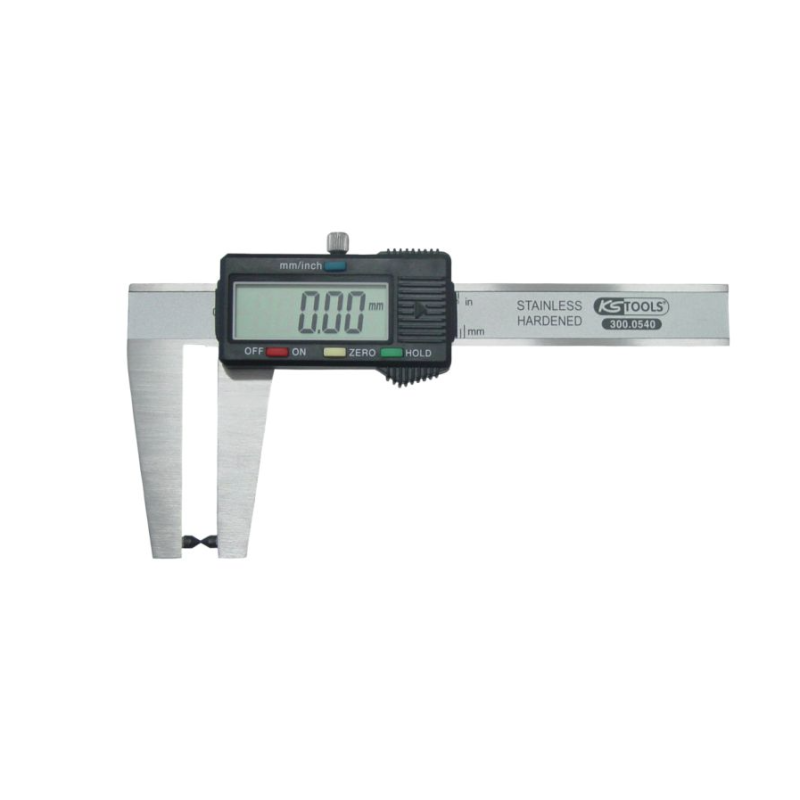 KS TOOLS - Calibre à coulisse en inox digital pour disques de frein, 0-60 mm