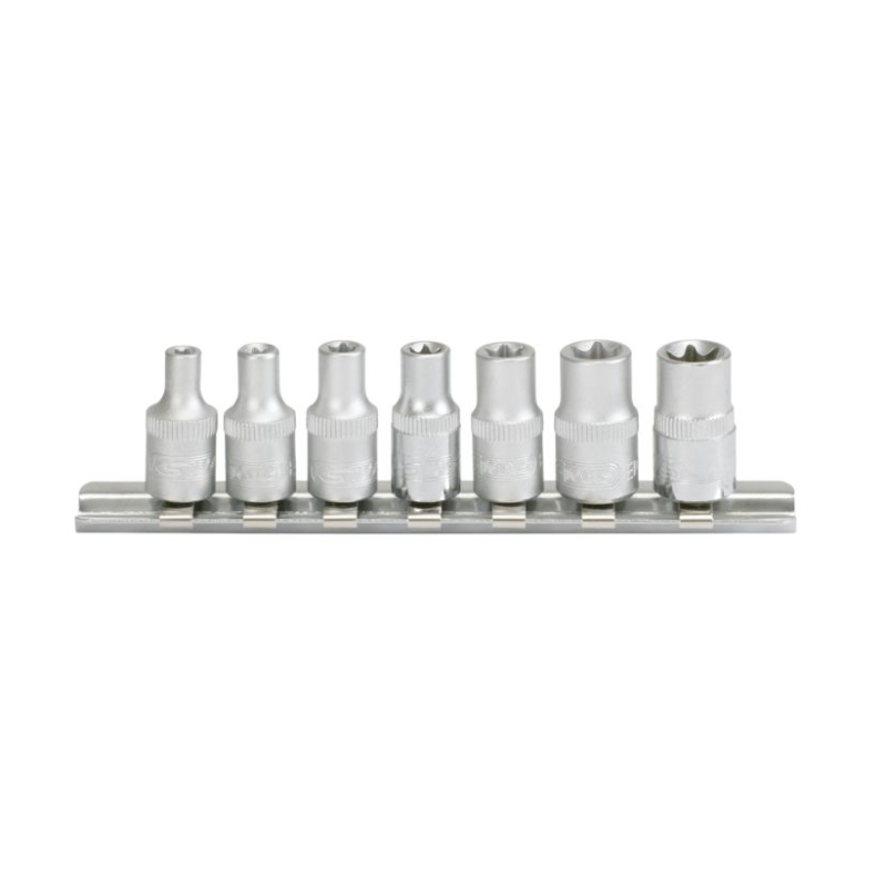 KS TOOLS - Rail de 7 douilles ULTIMATE® TORX® 1/4''