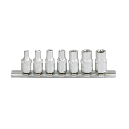 KS TOOLS - Rail de 7 douilles ULTIMATE® TORX® 1/4''