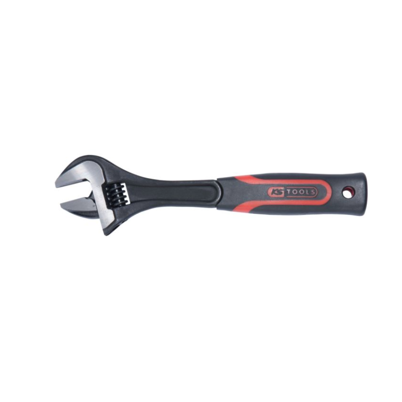 KS TOOLS - Clé à molette à manche bi-matière, 10'' - L.250 mm