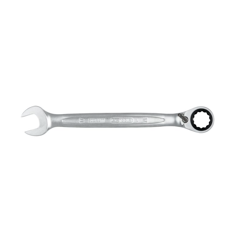 KS TOOLS - Clé mixte à cliquet réversible GEARplus®, 22 mm
