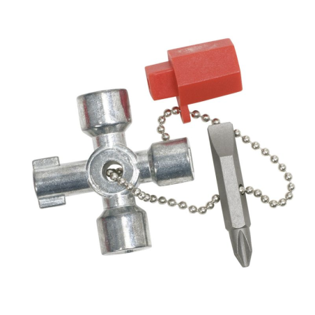 KS TOOLS - Mini clé universelle pour armoire éléctrique, 45x45 mm