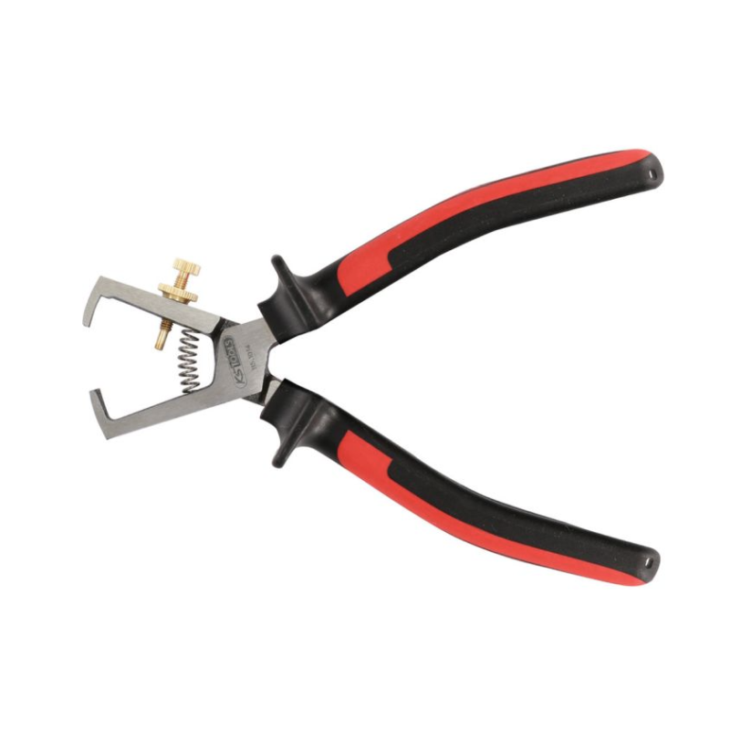 KS TOOLS - Pince à dénuder KS, à poignée bi-composants, L. 165 mm