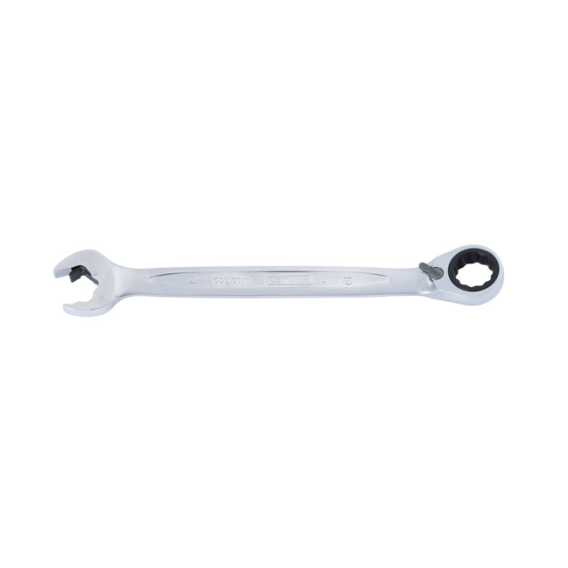 KS TOOLS - Clé mixte à cliquet DUO GEAR®, 12 mm