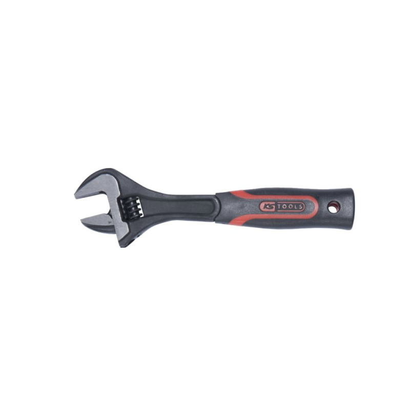 KS TOOLS - Clé à molette à manche bi-matière, 8'' - L.200 mm
