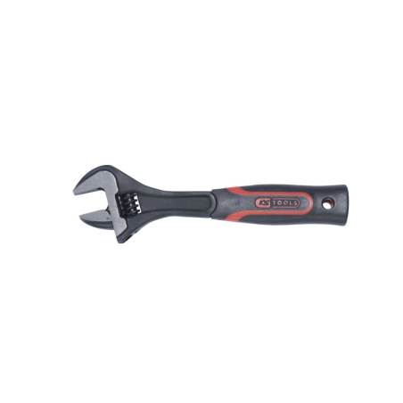 KS TOOLS - Clé à molette à manche bi-matière, 8'' - L.200 mm