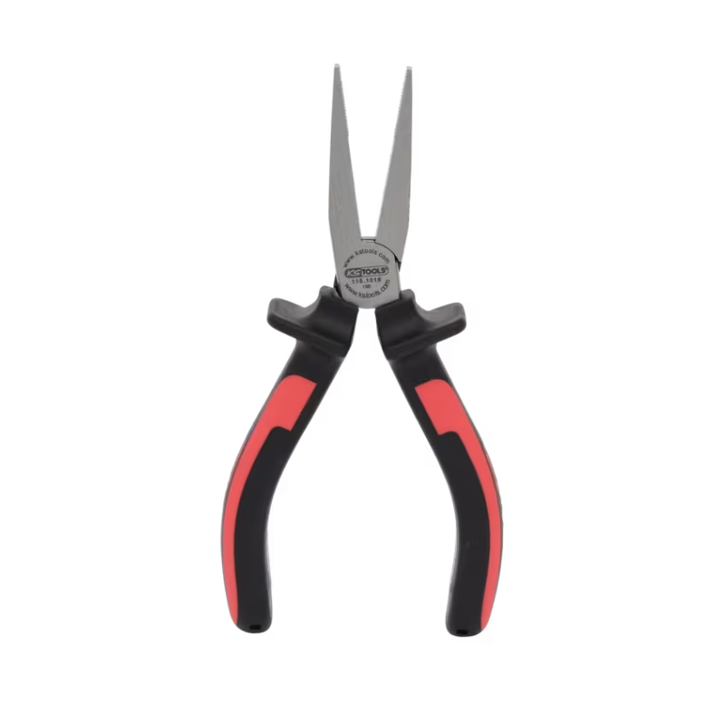 KS TOOLS - Pince à becs plat KS, à poignées bi-composants L.165 mm