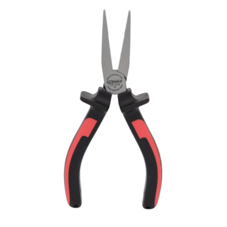 KS TOOLS - Pince à becs plat KS, à poignées bi-composants L.165 mm