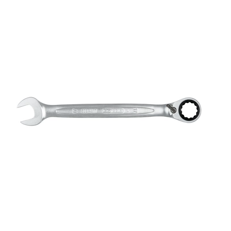 KS TOOLS - Clé mixte à cliquet réversible GEARplus®, 7 mm