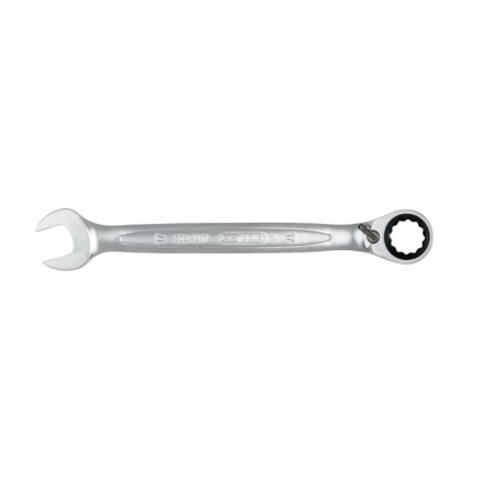 KS TOOLS - Clé mixte à cliquet réversible GEARplus®, 7 mm