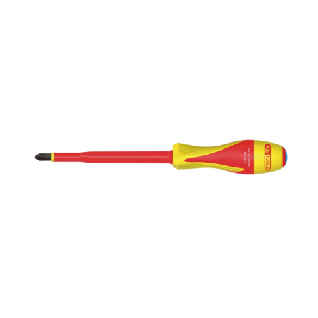 KS TOOLS - Tournevis PHILLIPS® bi-matière isolé 1000V, PH3 - 150x265 mm
