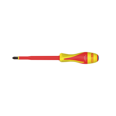 KS TOOLS - Tournevis POZIDRIV® bi-matière isolé 1000V, PZ3 - 205x265 mm