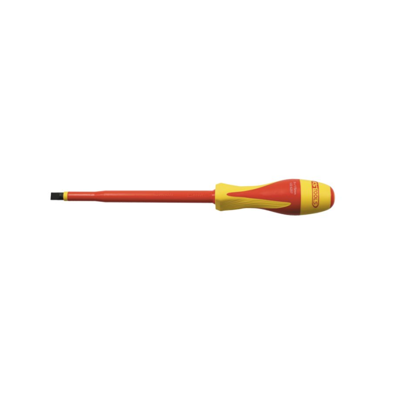 KS TOOLS - Tournevis Fente bi-matière isolé 1000V, 8,0x175 mm