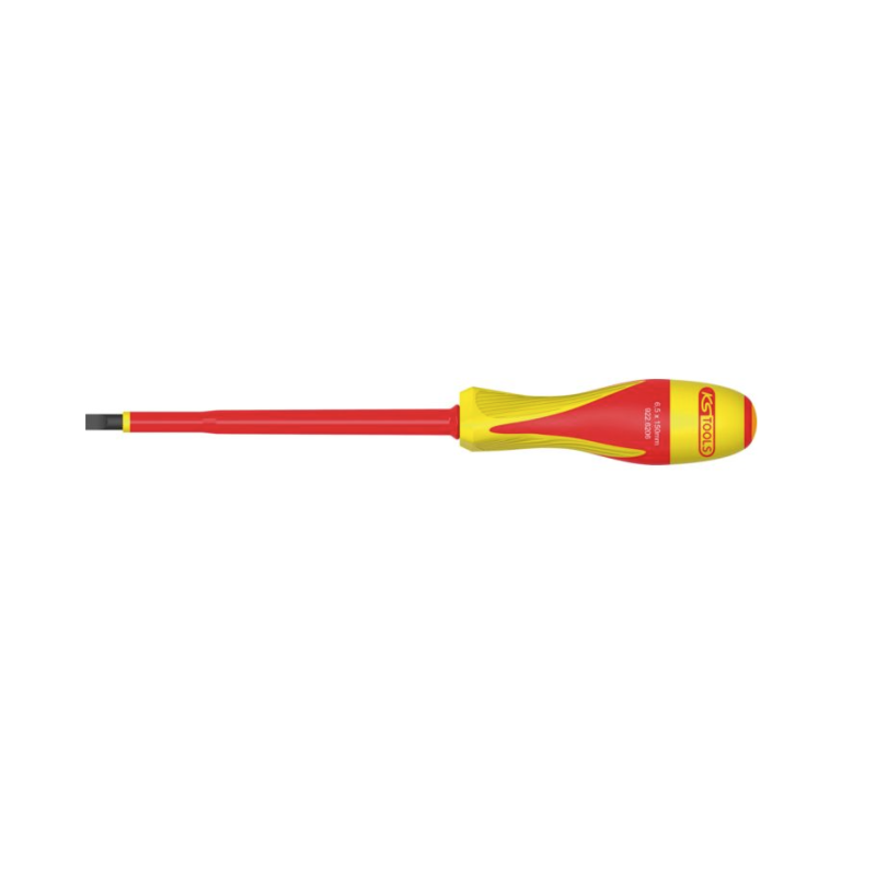 KS TOOLS - Tournevis Fente bi-matière isolé 1000V, 6,5x150 mm
