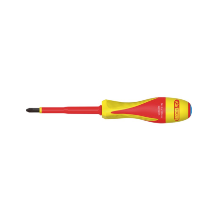 KS TOOLS - Tournevis POZIDRIV® bi-matière isolé 1000V, PZ2 - 100x205 mm