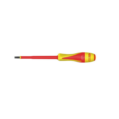 KS TOOLS - Tournevis Fente bi-matière isolé 1000V, 5,5x125 mm