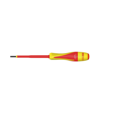 KS TOOLS - Tournevis Fente bi-matière isolé 1000V, 3,5x100 mm