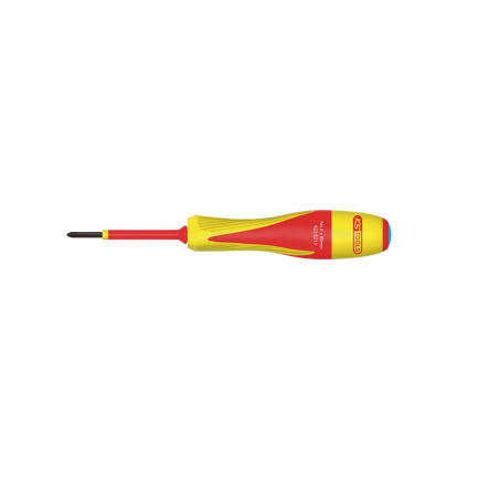 KS TOOLS - Tournevis POZIDRIV® bi-matière isolé 1000V, PZ0 - 60x140 mm