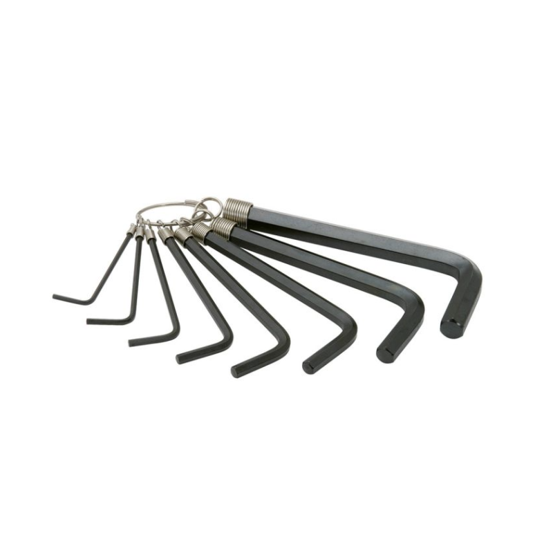 KS TOOLS - Jeu clés mâles 6 pans sur anneau, 8 pièces