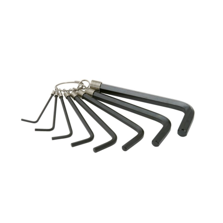 KS TOOLS - Jeu clés mâles 6 pans sur anneau, 8 pièces