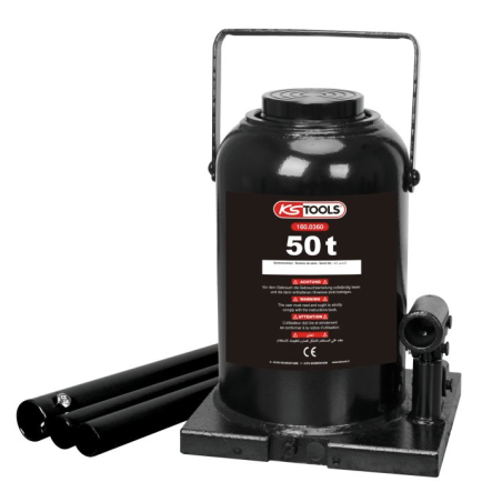 KS TOOLS - Cric bouteille, Capacité 50 Tonnes