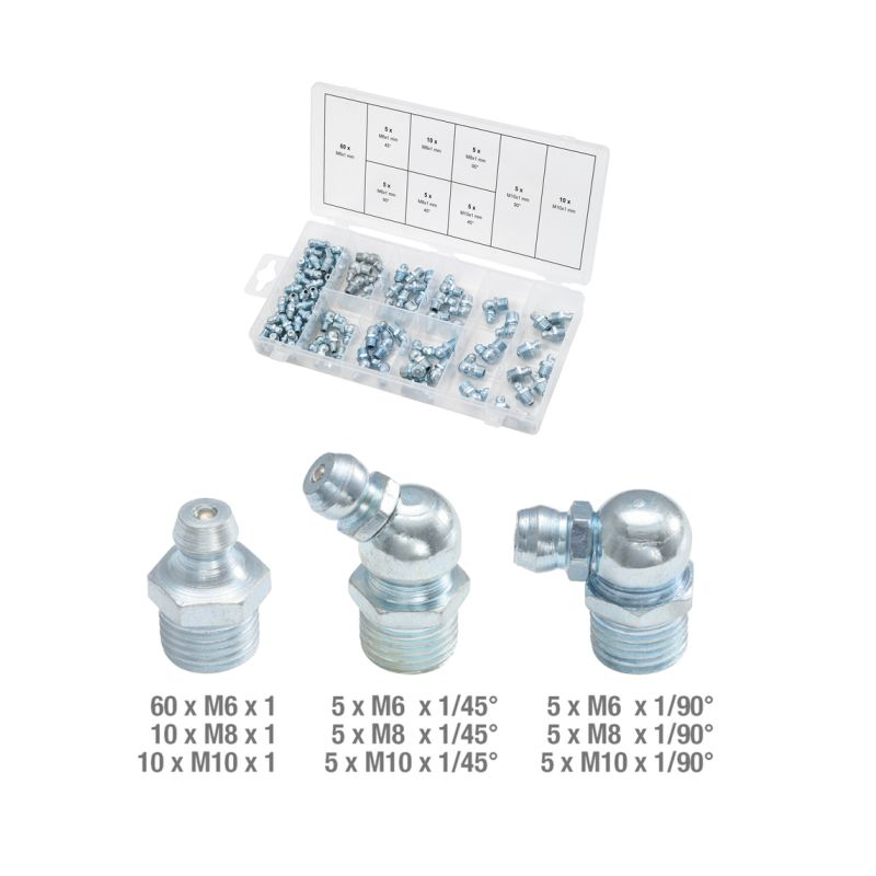 KS TOOLS - Assortiment de graisseurs, 110 pcs