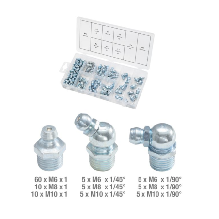 KS TOOLS - Assortiment de graisseurs, 110 pcs