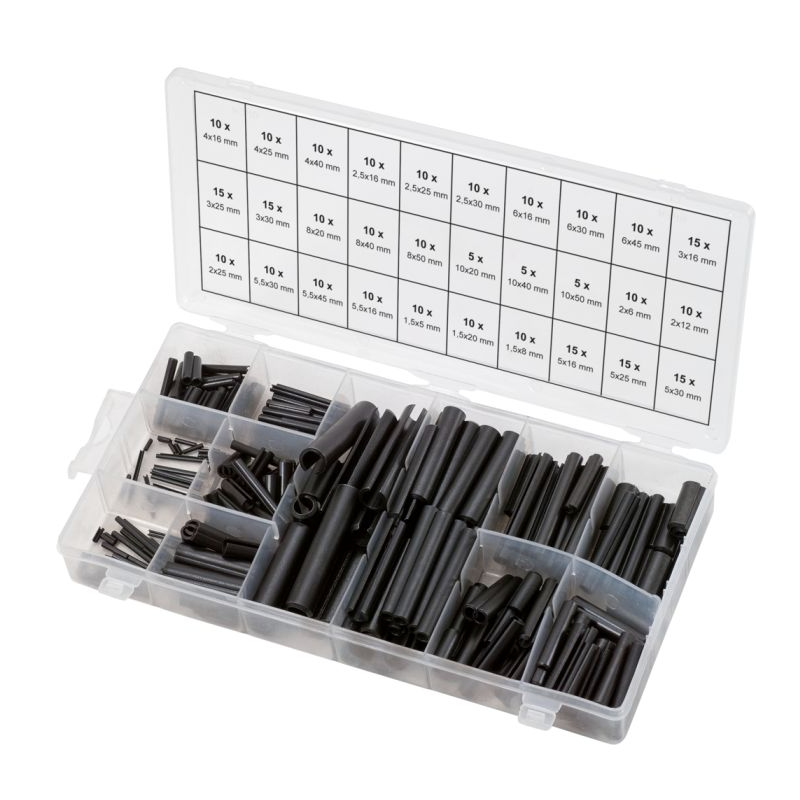 KS TOOLS - Assortiment de goupilles élastiques acier, 315 pcs