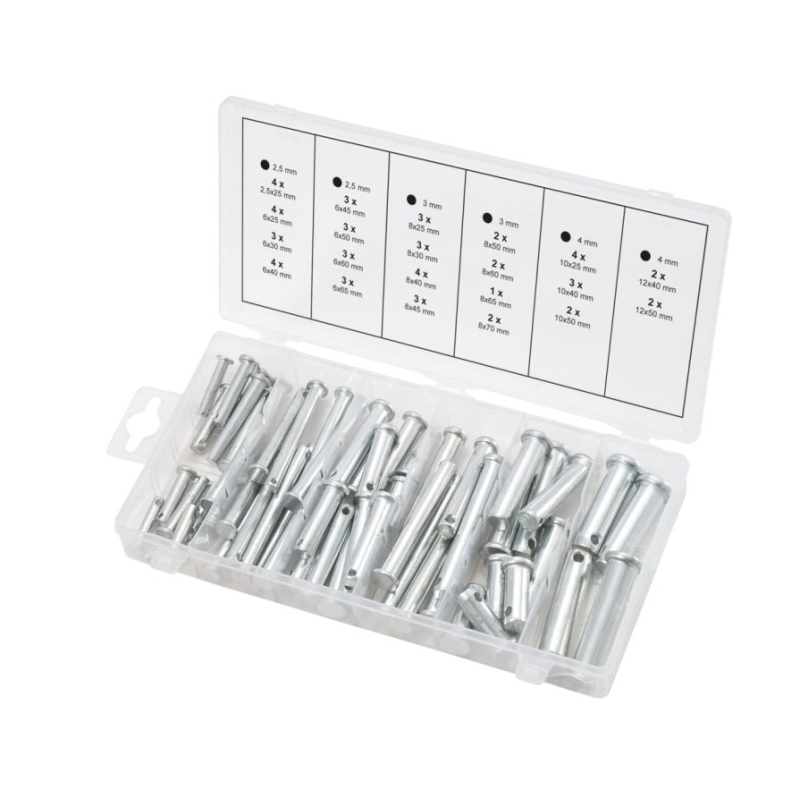 KS TOOLS - Assortiment d'écrous de sécurité, 60 pcs