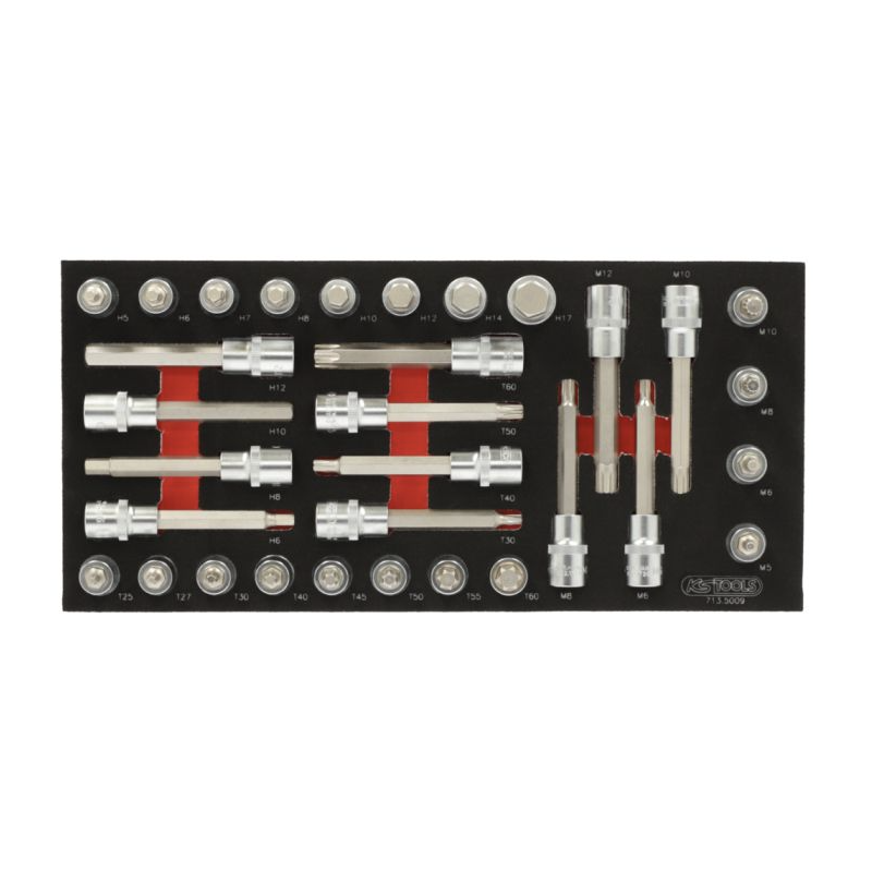 KS TOOLS - Module de douilles tournevis ULTIMATE® 1/2'', 32 pièces