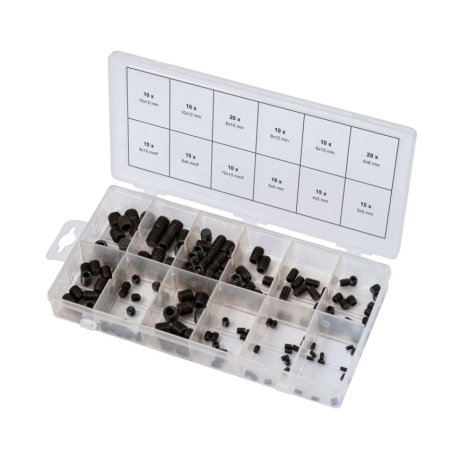 KS TOOLS - Assortiment de vis sans tête, 160 pcs