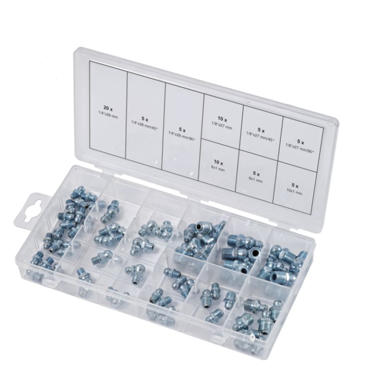 KS TOOLS - Assortiment de graisseurs métriques et pouces, 70 pcs