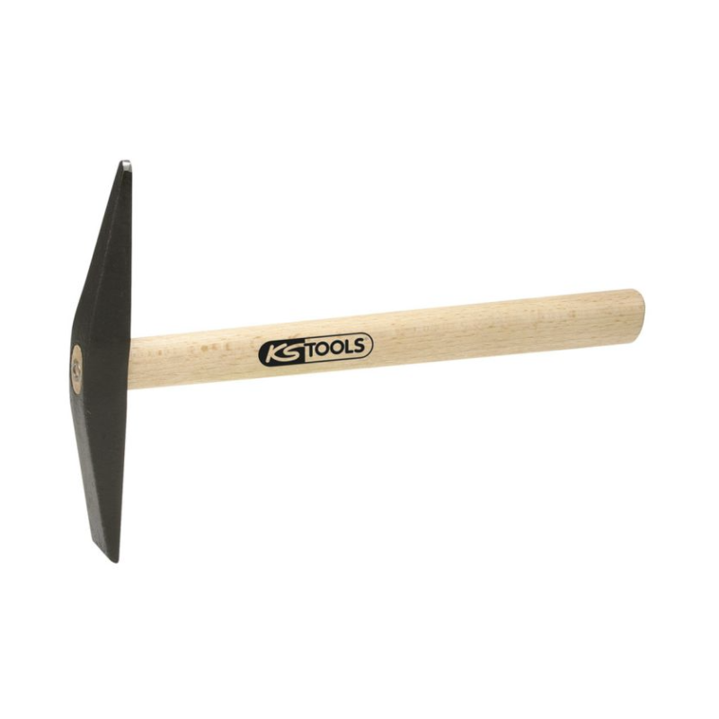 KS TOOLS - Marteau à piquer les soudures 300g - panne horizontale - manche frêne