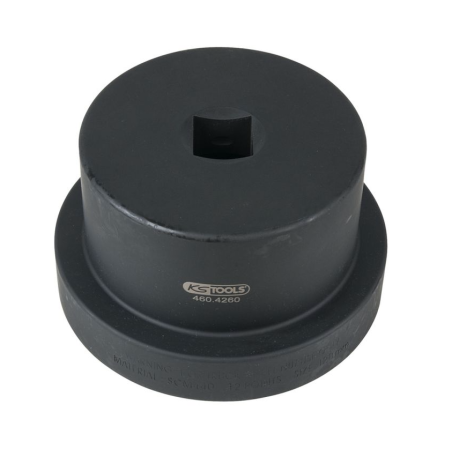 KS TOOLS - Douille pour écrous moyeux avec guide 1, 12 pans, 120 mm