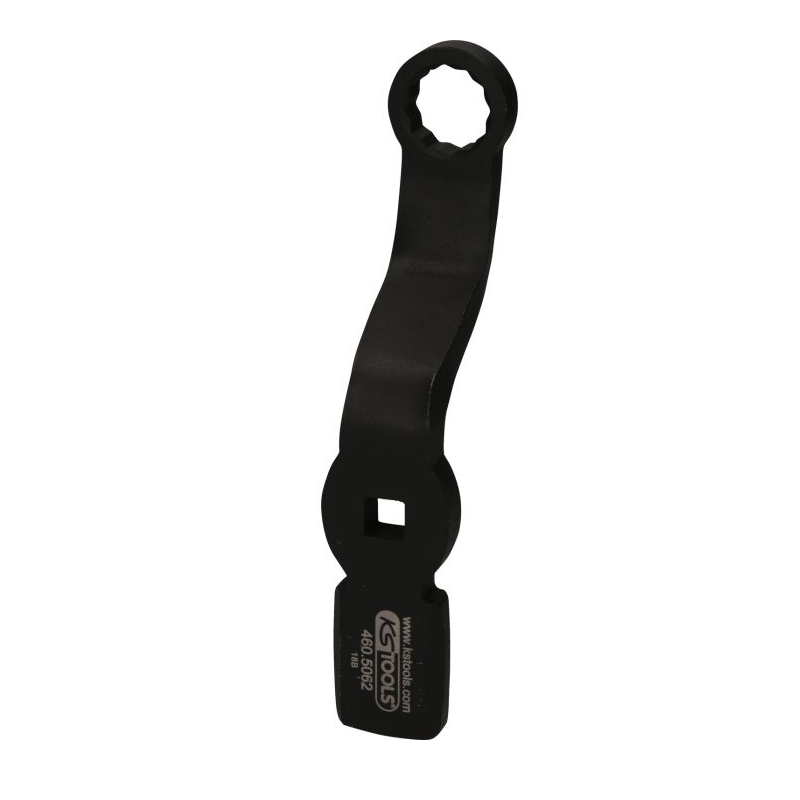KS TOOLS - Clé à frapper coudée 24mm pour raccords d'étriers de frein