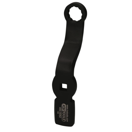 KS TOOLS - Clé à frapper coudée 24mm pour raccords d'étriers de frein