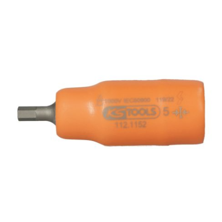 KS TOOLS - Douille tournevis 6 pans isolée, 1/2'' - 5 mm