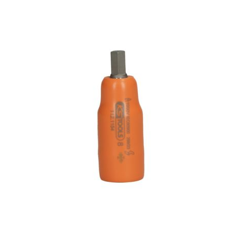 KS TOOLS - Douille tournevis 6 pans isolée, 1/2'' - 8 mm