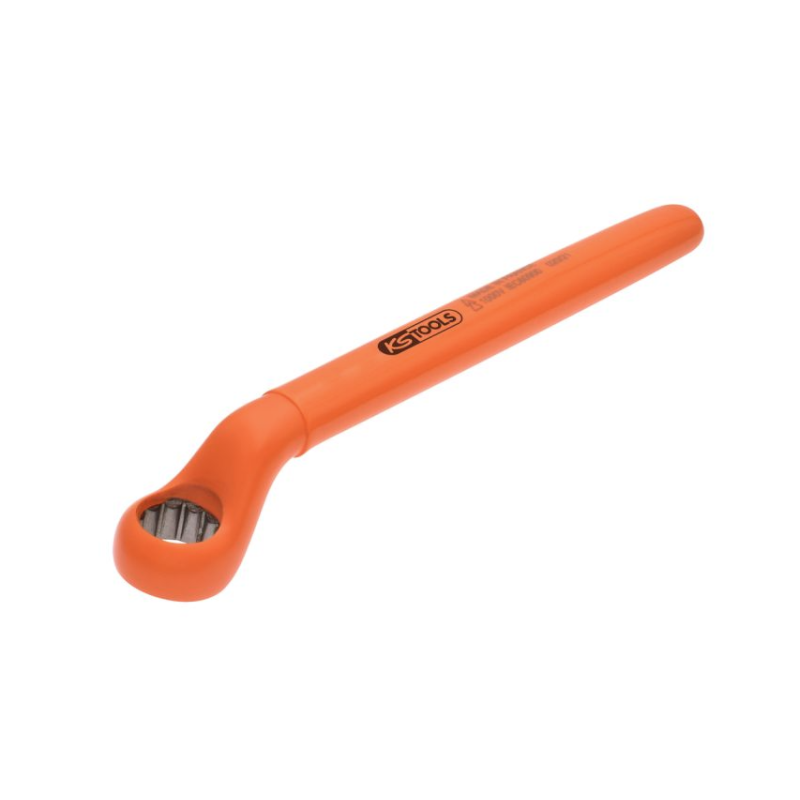 KS TOOLS - Clé polygonale contre-coudée isolée 12 pans, Ø13 mm