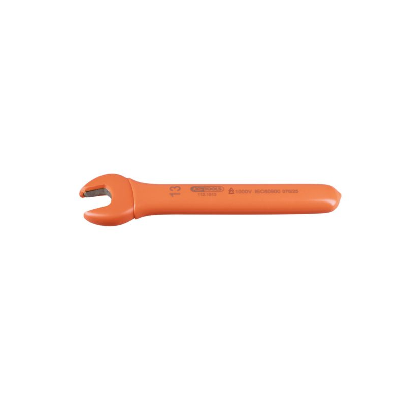 KS TOOLS - Clé à fourche plate isolée 1000V, Ø13 mm