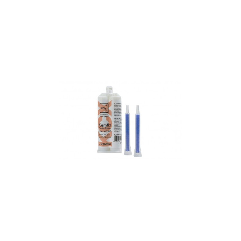KEMTEX Kemfix COLLE 2K PU NTE 30B - 50ml - 30 SECONDES SECHAGE