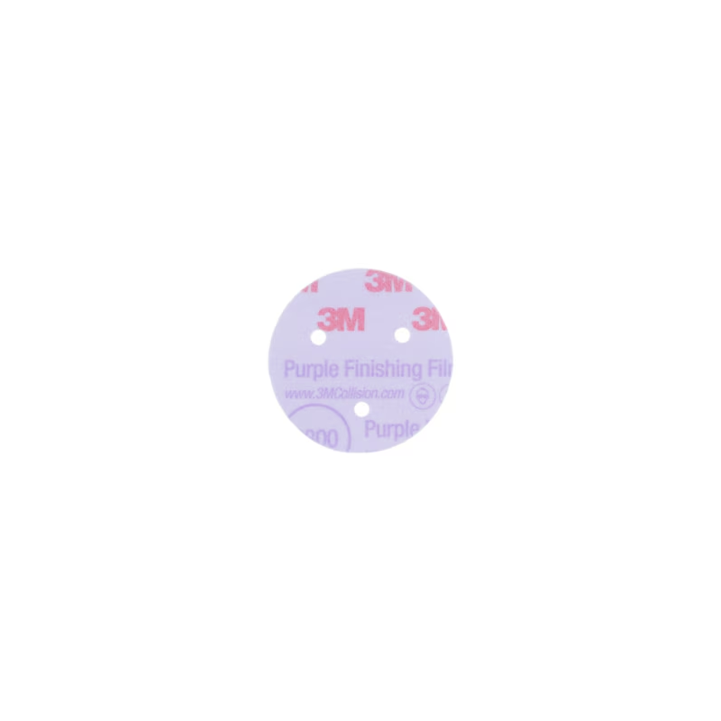 Disque abrasif de finition Violet film Hookit™ 260L, 75 mm, 3 trous, P1500