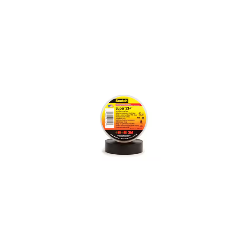 Ruban vinyle isolant électrique super 33+ noir - 19 mm x 20 m