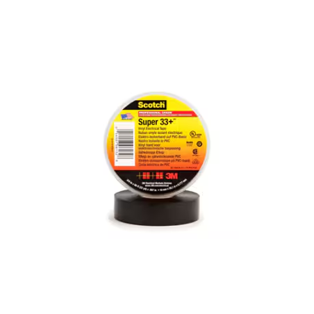Ruban vinyle isolant électrique super 33+ noir - 19 mm x 20 m