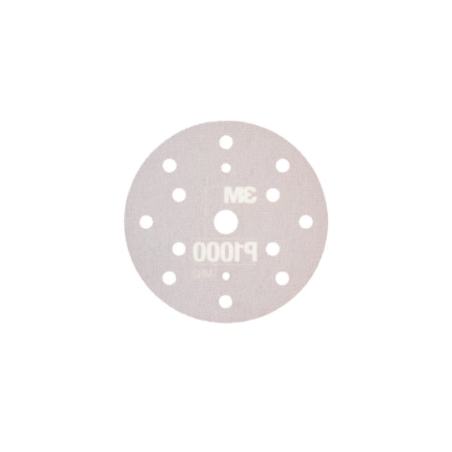 Disque abrasif souple 3M™ Hookit™ 270J, 150 mm, 15 trous, P1000,