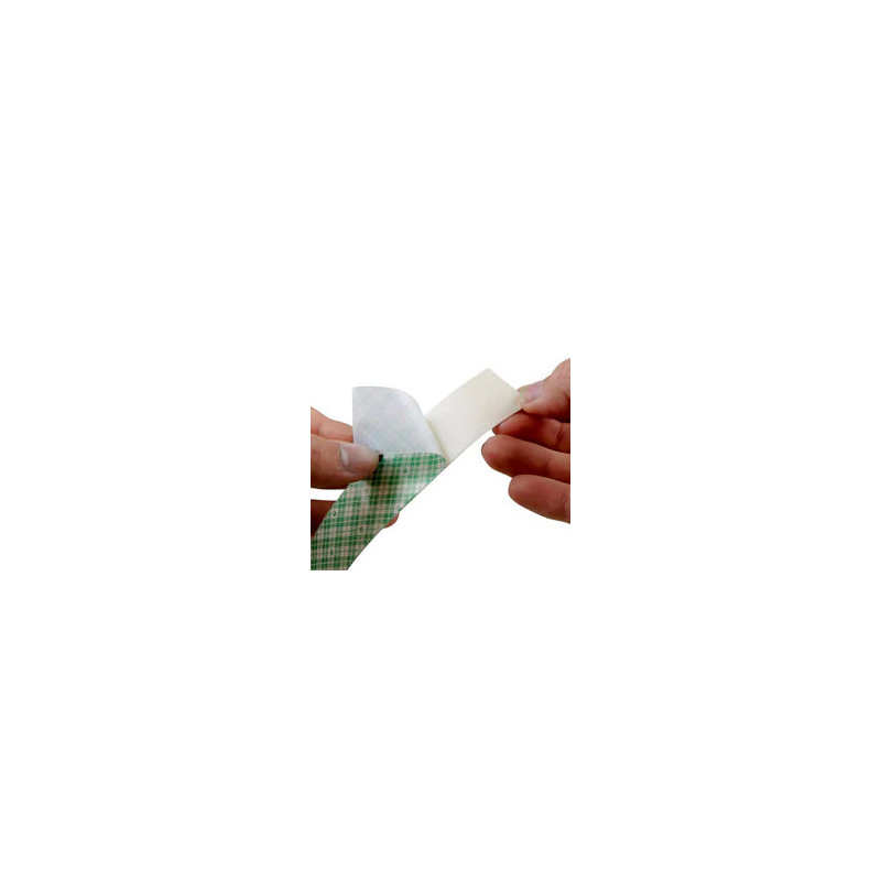 Ruban Mousse Double Face Polyuréthane, Blanc, 19 mm x 10 m