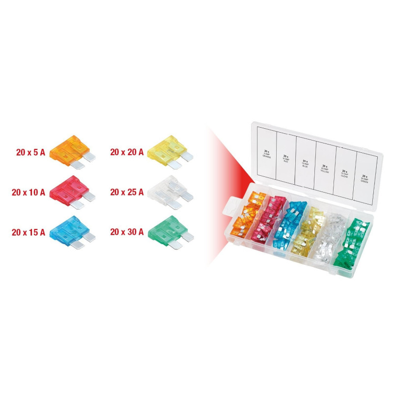 Assortiment de fusibles x120