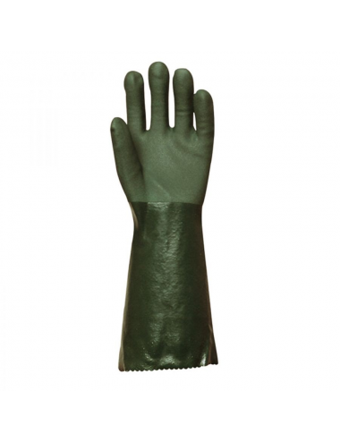 Gants polymère vert, T8 40 cm Actifresh®, chimique